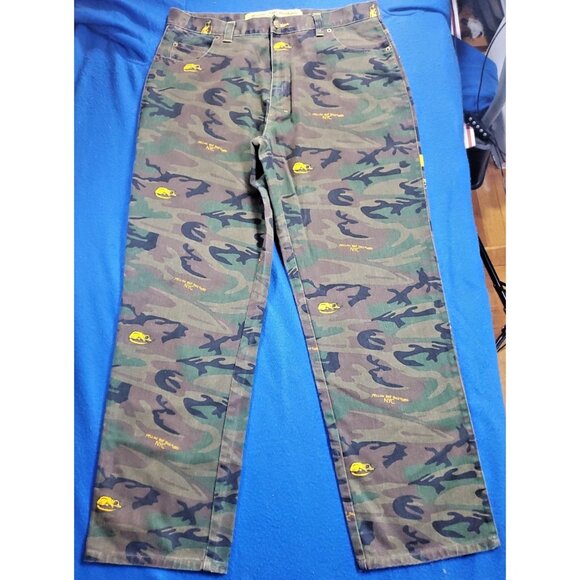 Yellow Rat Bastard NYC Denim Camo Jeans Pants Men's Size 38 New Nwot - Picture 1 of 16